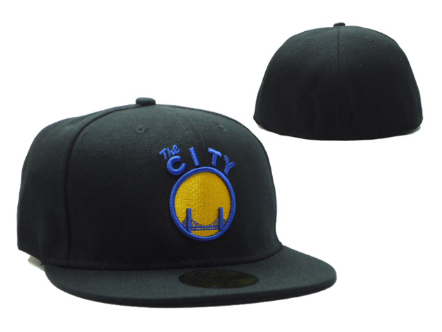 Golden State Warriors Black Snapback Hat SF 0528